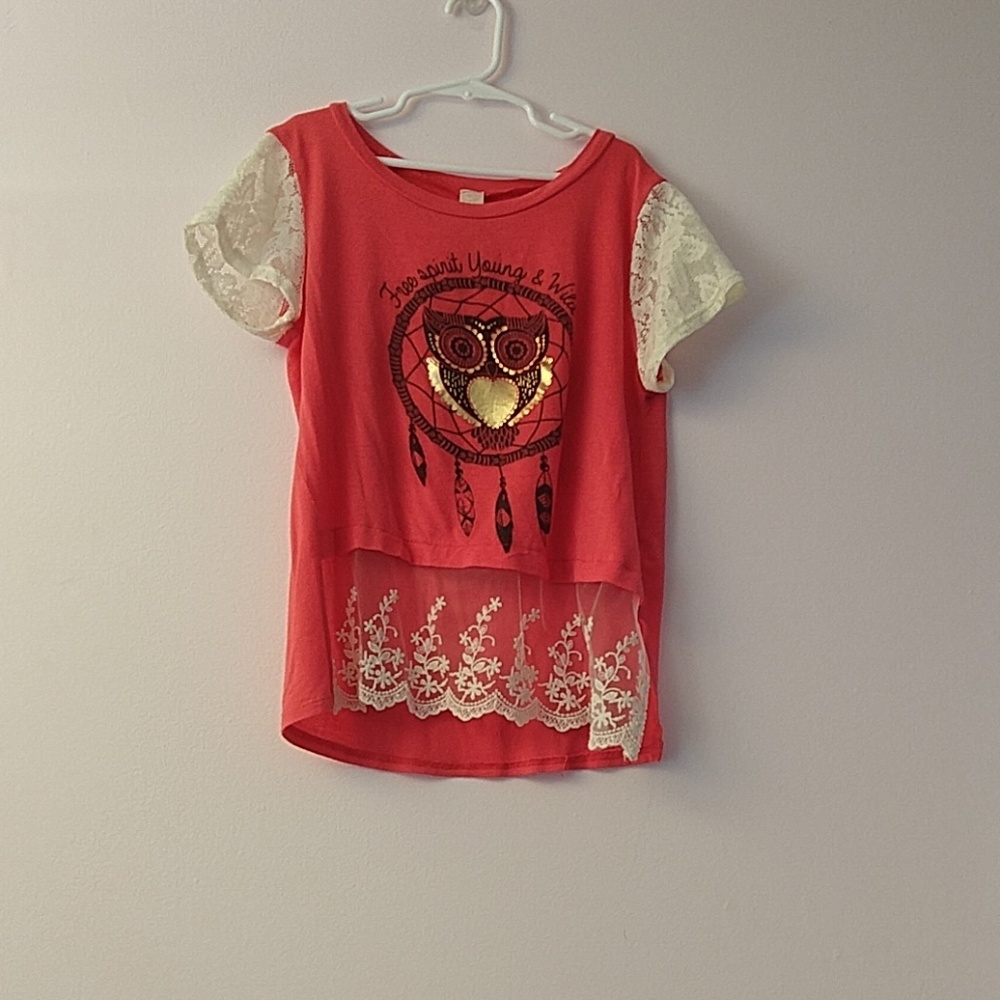 Coral tee shirt